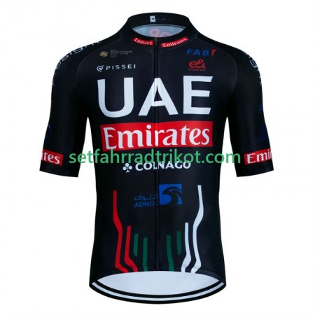 Uae Emirates Radtrikot kurzarm 2024 N001